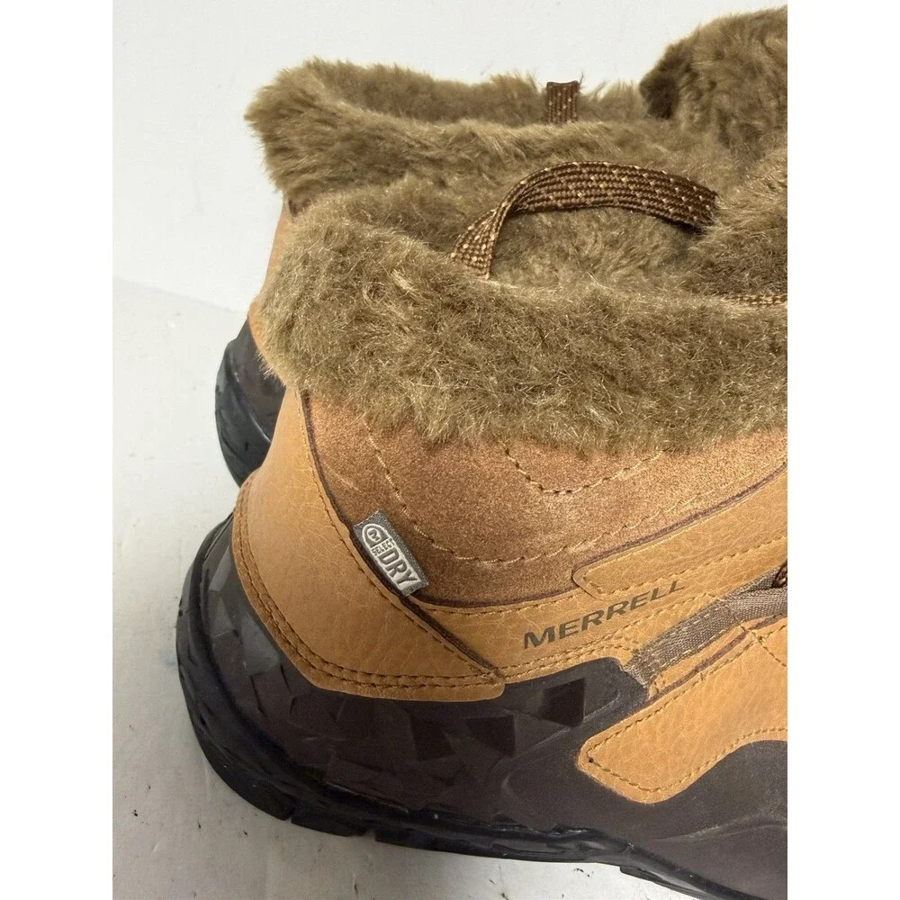 Merrell Boots Women's 10 Brown Aurora 6 Ice+ Waterproof Dry Snow Arctic Grip